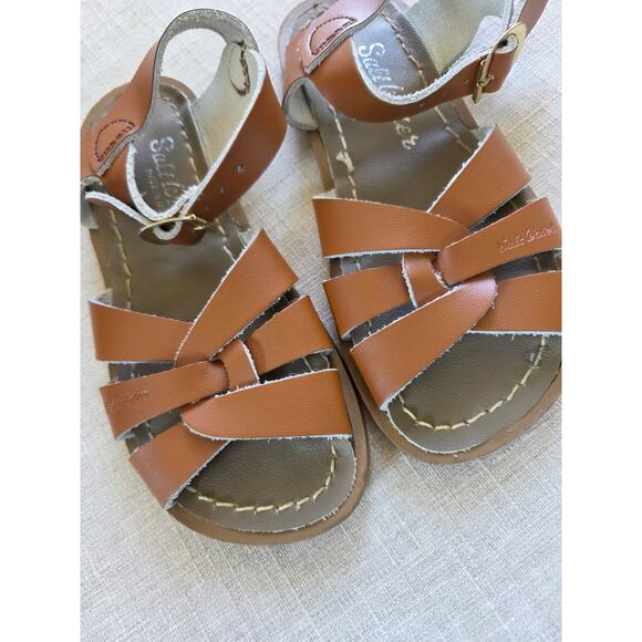 Salt Water Sandals in Tan/Light Brown - Picture 2 of 4